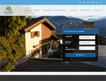 Tablet Screenshot of maison-la-sittelle.ch